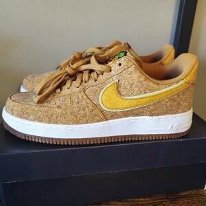 NEW Nike Air Force 1 Low Happy Pineapple "CORK" Sz 8.5 New In Box DJ2536-900